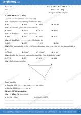 Đề kiểm tra giữa kì 1 Toán 4 - Đề số 2